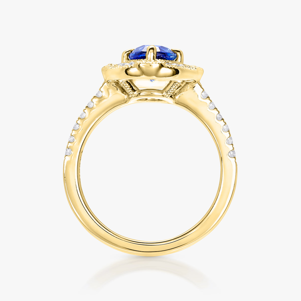 1.36ct Blue Sapphire Plenitude Ring - Carrie K.