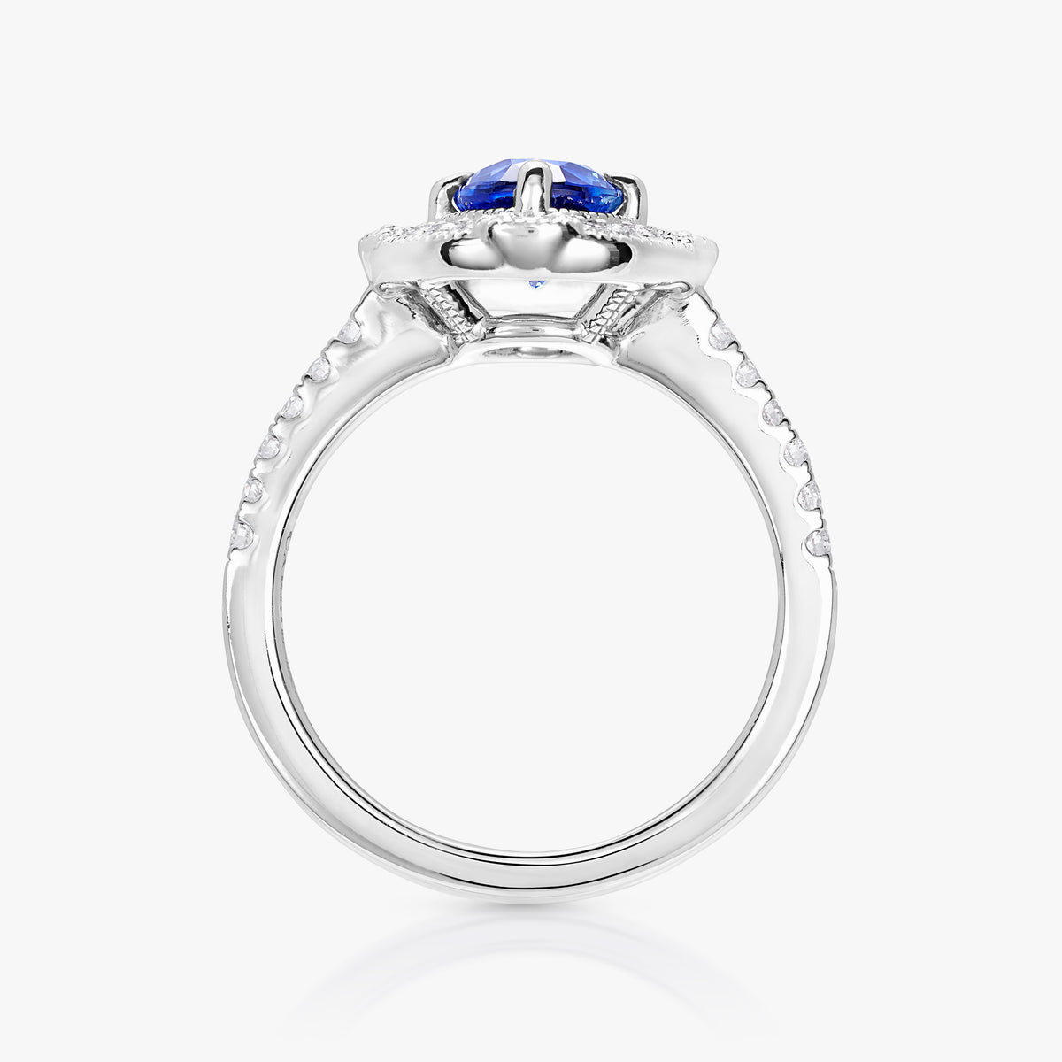 1.36ct Blue Sapphire Plenitude Ring - Carrie K.