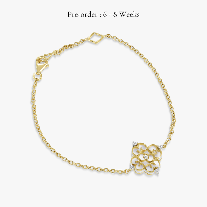 Blessings Mother of Pearl Bracelet (14K Gold) - Carrie K.