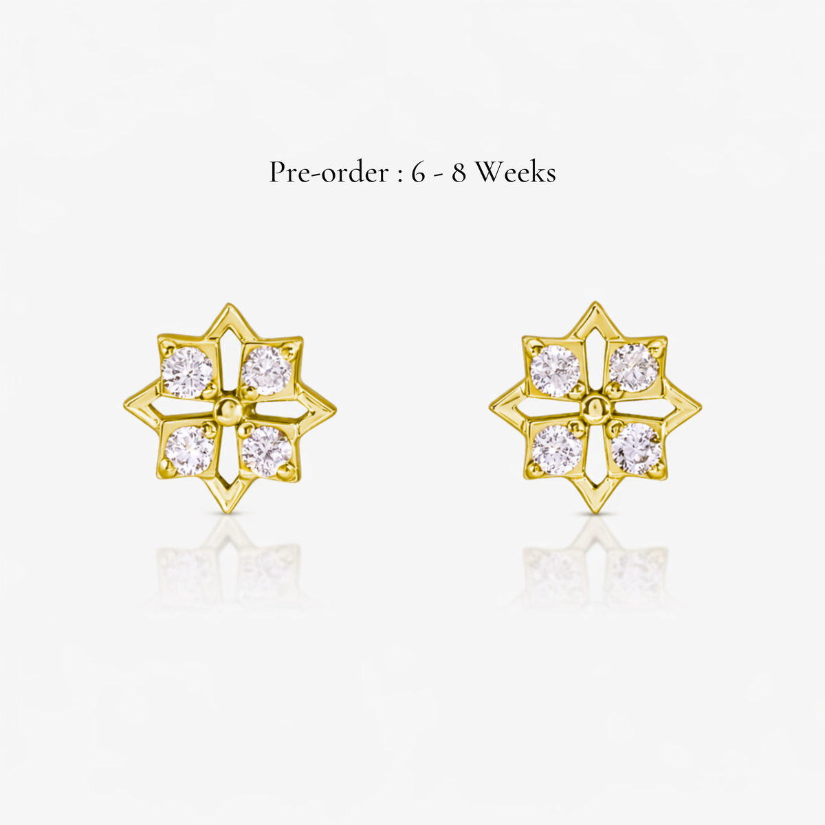 Star Mini Studs (18K Gold) - Carrie K.