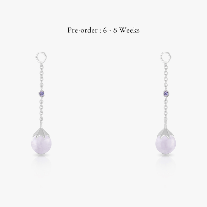 Jade Long Ear Drops (18K Gold) - Carrie K.