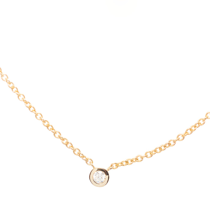 Star Mini Solitaire Necklace (9K Gold) - Carrie K.