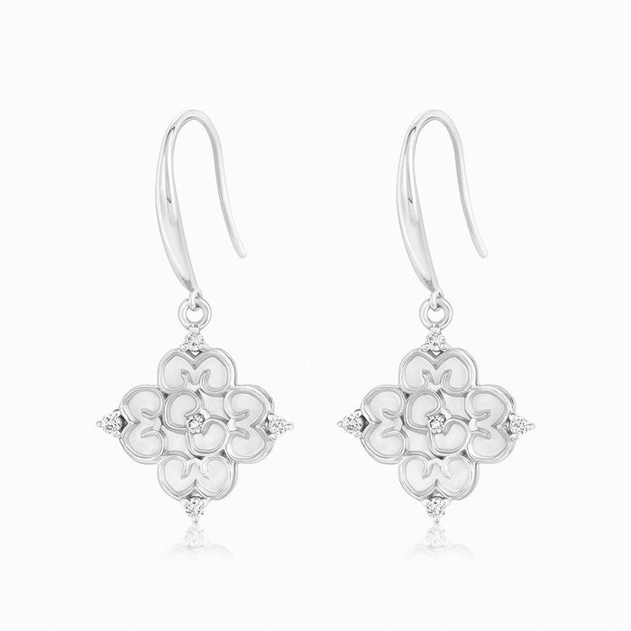 Blessings Big Mother of Pearl Drop Earrings (14K Gold) - Carrie K.