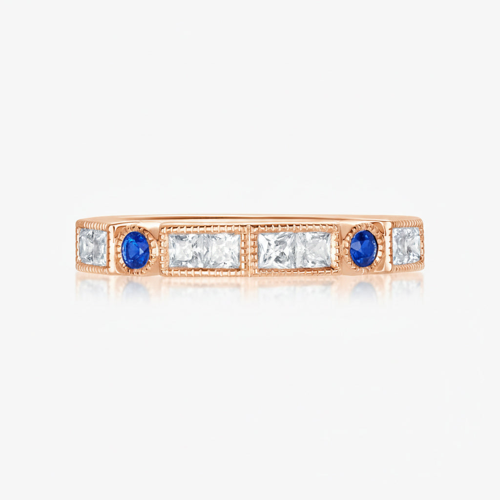Milgrain Morse Ring - 3.00mm - Carrie K.