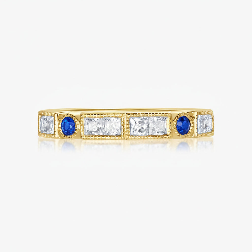 Milgrain Morse Ring - 3.00mm - Carrie K.