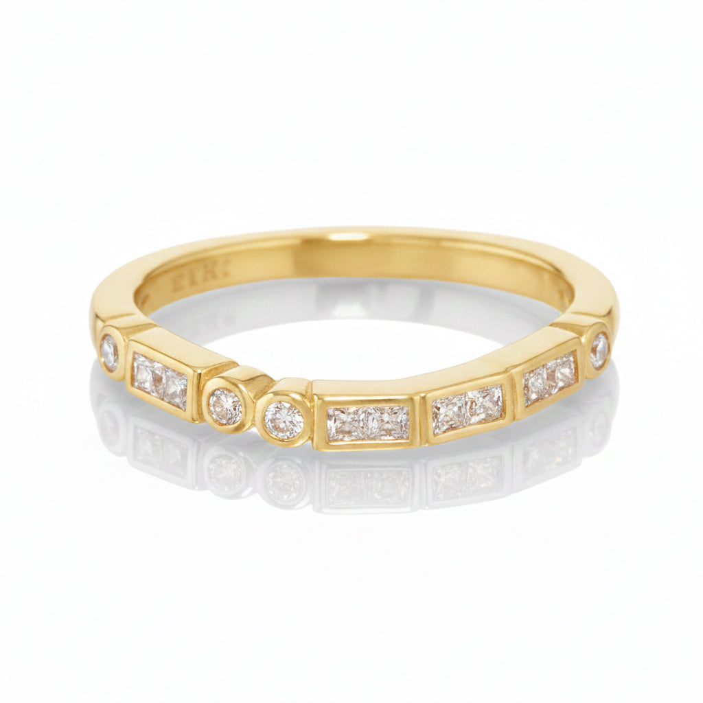 Morse Bezel Nesting Ring - Carrie K.