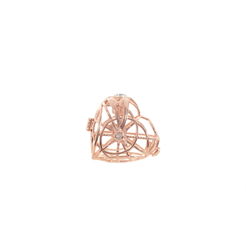 Star Heart Duo Locket (9K Gold) - Carrie K.