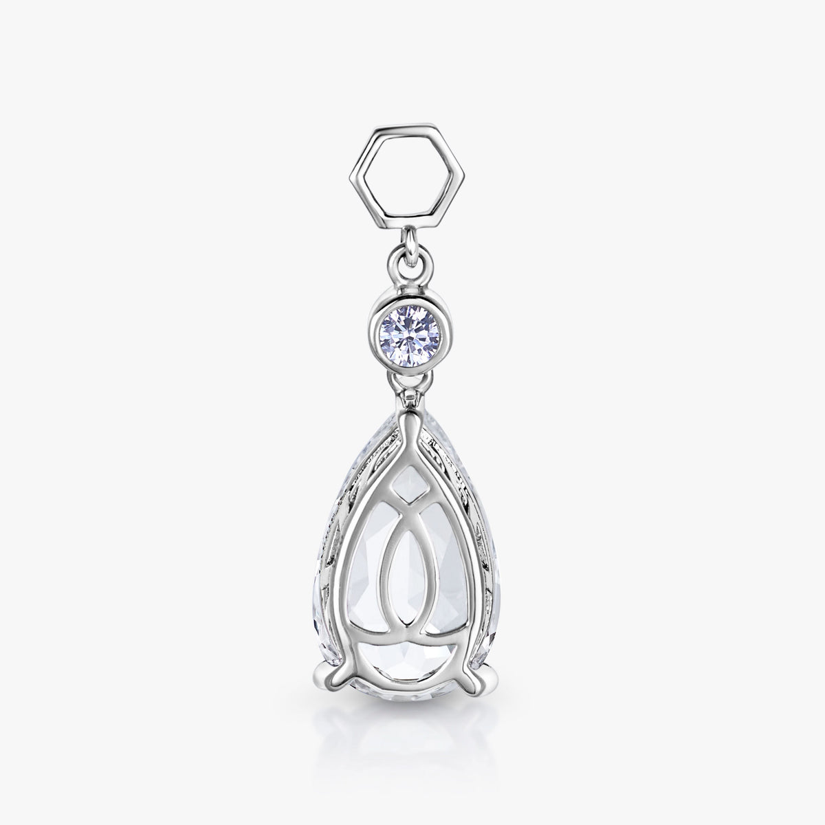 Pear Brilliant Ear Drop (14K Gold) - Carrie K.