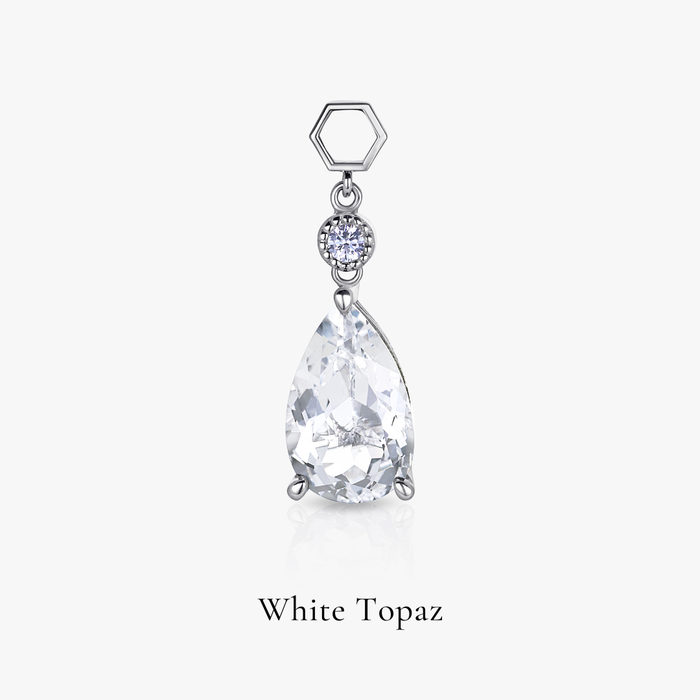 Pear Brilliant Ear Drop (14K Gold) - Carrie K.