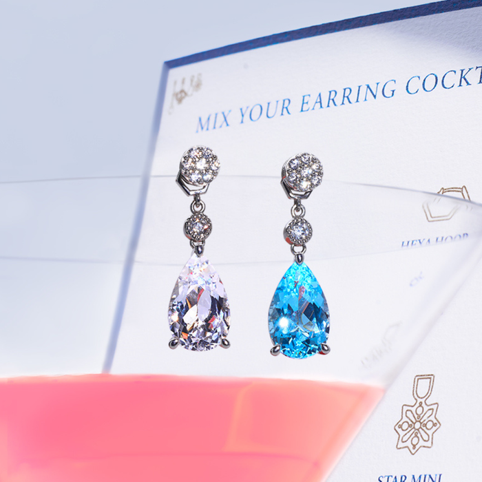 Pear Brilliant Ear Drop (14K Gold) - Carrie K.