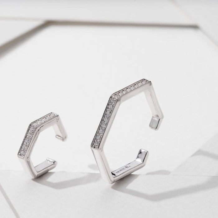 Hexa Ear Cuff (18K Gold) - Carrie K.