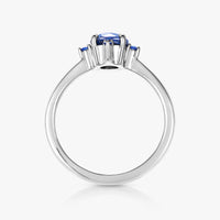 1.10ct Blue Sapphire North Star Ring - Carrie K.