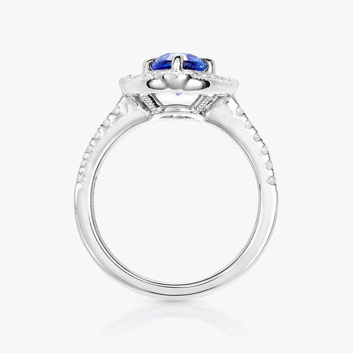 1.36ct Blue Sapphire Plenitude Ring - Carrie K.