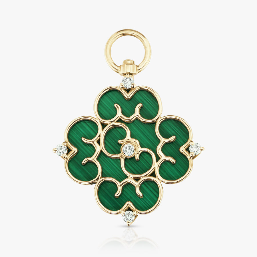 Blessings Mini Malachite Charm - Carrie K.