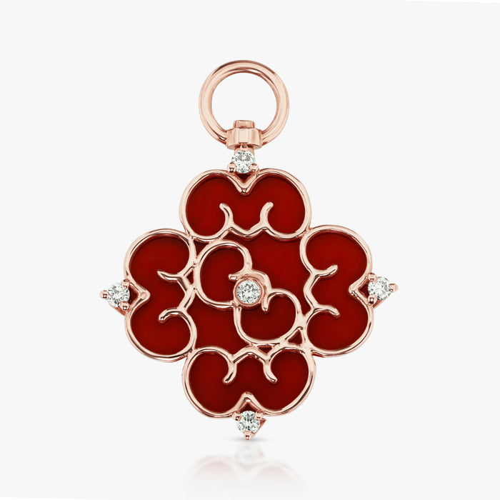 Blessings Mini Red Agate Charm - Carrie K.