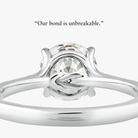 Hercules Knot Ring With Tapered Pave Band - Carrie K.