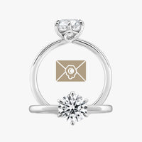 The Love Letter Ring With Tapered Band - Carrie K.