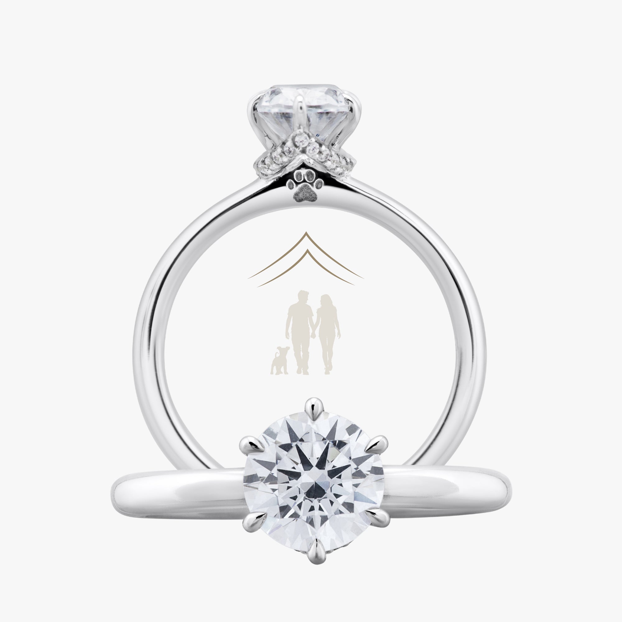 Home Ring With Straight Band - Carrie K.