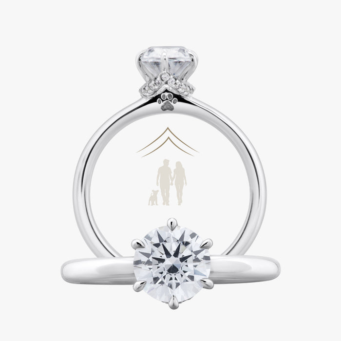 Home Ring With Straight Band - Carrie K.