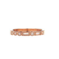 Milgrain Morse Ring - 2.5 mm - Carrie K.