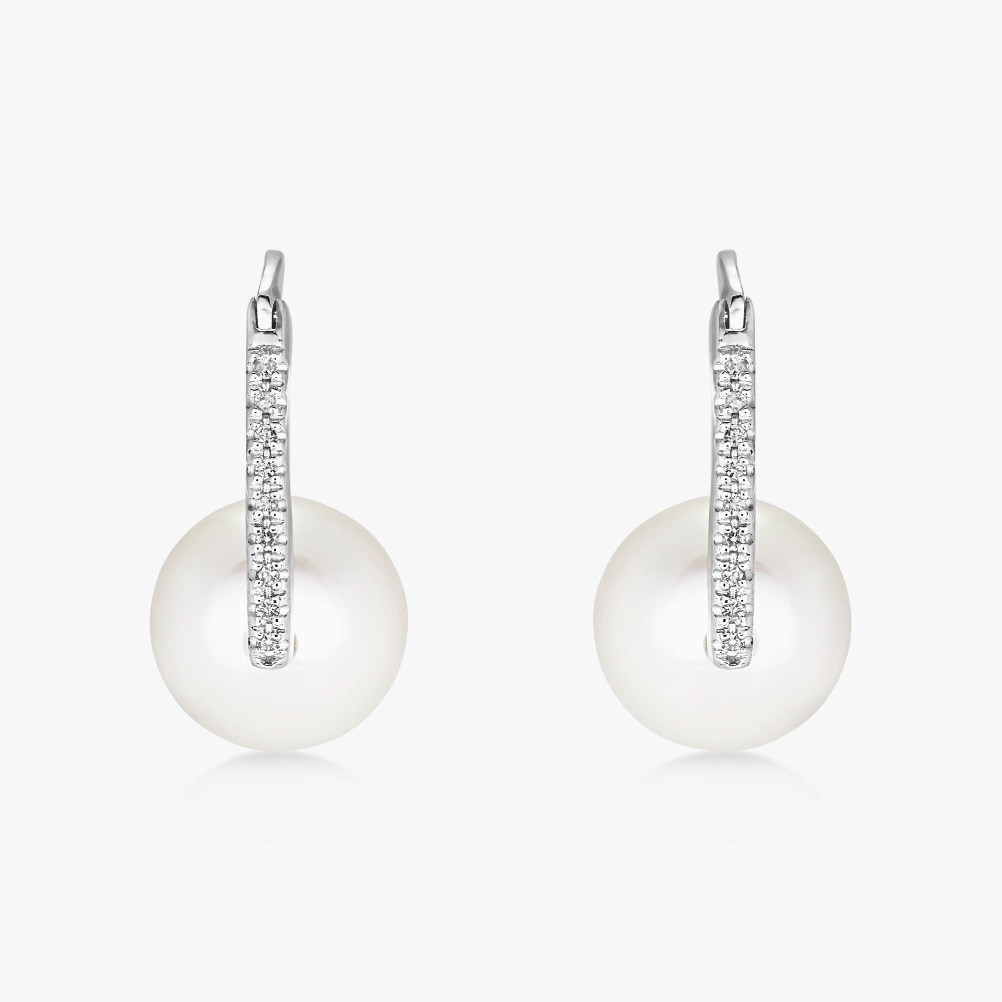 South Sea Pearl Nuovo Diamond Earrings - Carrie K. 