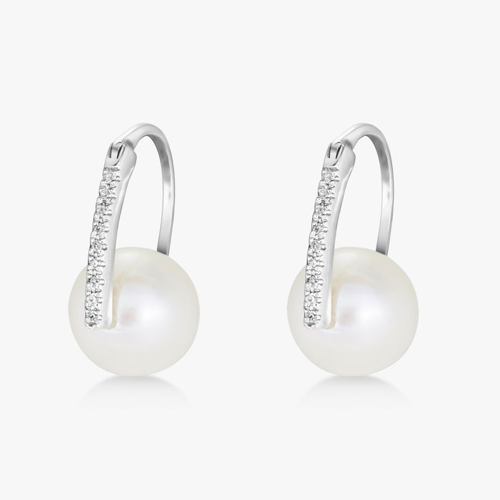 South Sea Pearl Nuovo Diamond Earrings - Carrie K. 