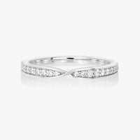 Infinity Tapered Pave Band - Carrie K. 