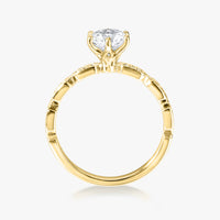 Entwine Birthstone Art Deco Helix Ring - Carrie K.