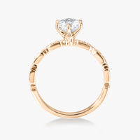 Entwine Birthstone Art Deco Helix Ring - Carrie K.