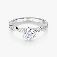Entwine Birthstone Art Deco Helix Ring - Carrie K.