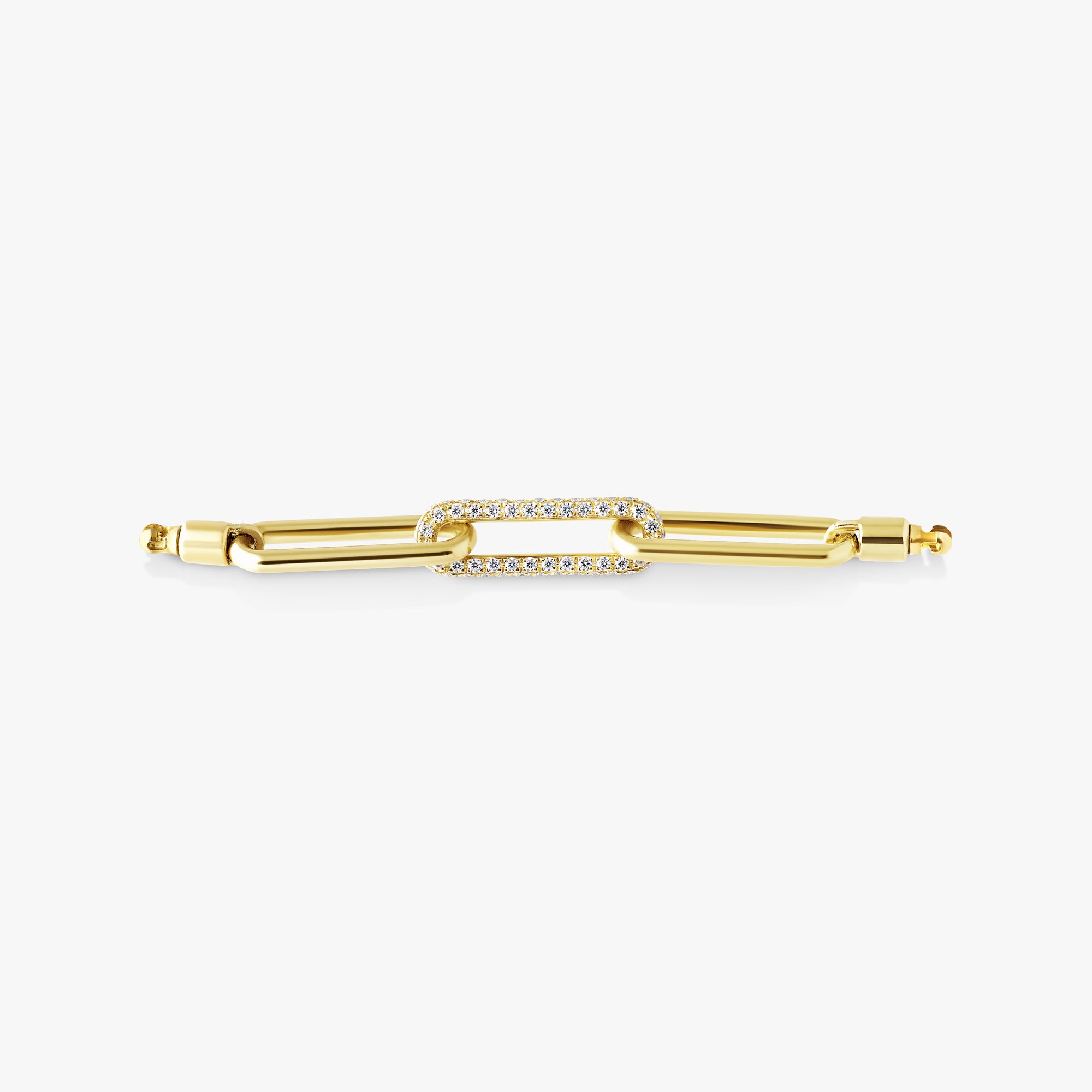 Diamond Thick Link Chain (3 Links) - Carrie K.