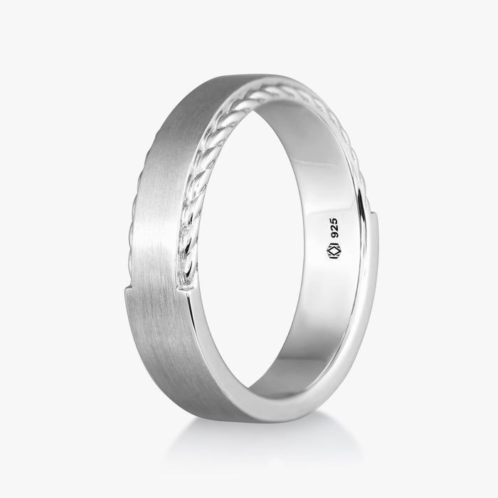 Intertwined Flat Band - 3.5mm - Carrie K.