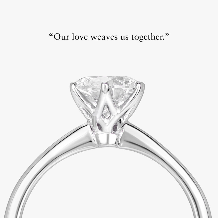 Entwine Ring With Tapered Band - Carrie K.