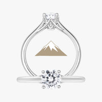 Pinnacle Ring With Straight Band - Carrie K.