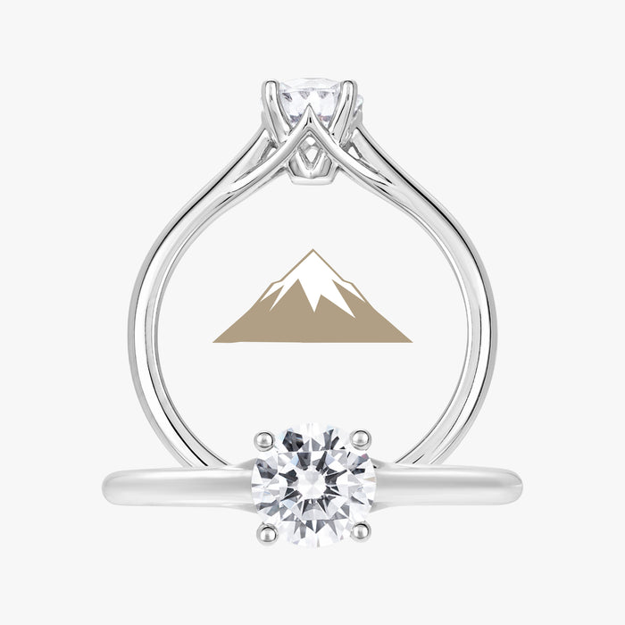 Pinnacle Ring With Straight Band - Carrie K.