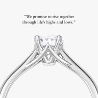 Pinnacle Ring With Straight Band - Carrie K.