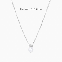 Star Mini Pearl Necklace (18K Gold) - Carrie K.