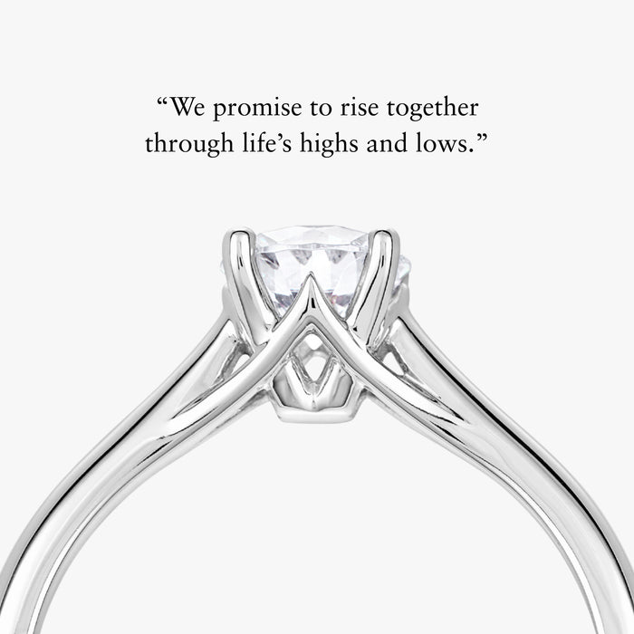 Pinnacle Ring With Straight Band - Carrie K.