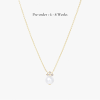 Star Mini Pearl Necklace (18K Gold) - Carrie K.