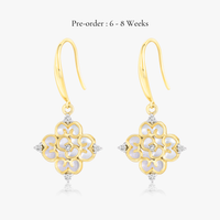 Blessings Mini Mother of Pearl Hook Earrings (18K Gold) - Carrie K.