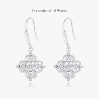 Blessings Mini Mother of Pearl Hook Earrings (18K Gold) - Carrie K.