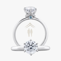 Home Little Secret Ring With Straight Band - Carrie K.