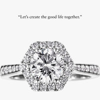 Hexa Halo Ring - Carrie K.