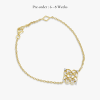 Blessings Mother of Pearl Bracelet (18K Gold) - Carrie K.