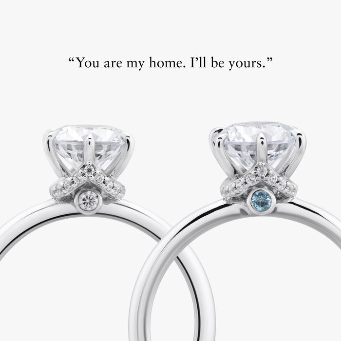 Home Little Secret Ring With Straight Band - Carrie K.