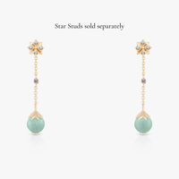 Jade Long Ear Drops (18K Gold) - Carrie K.
