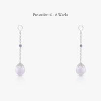 Jade Long Ear Drops (18K Gold) - Carrie K.