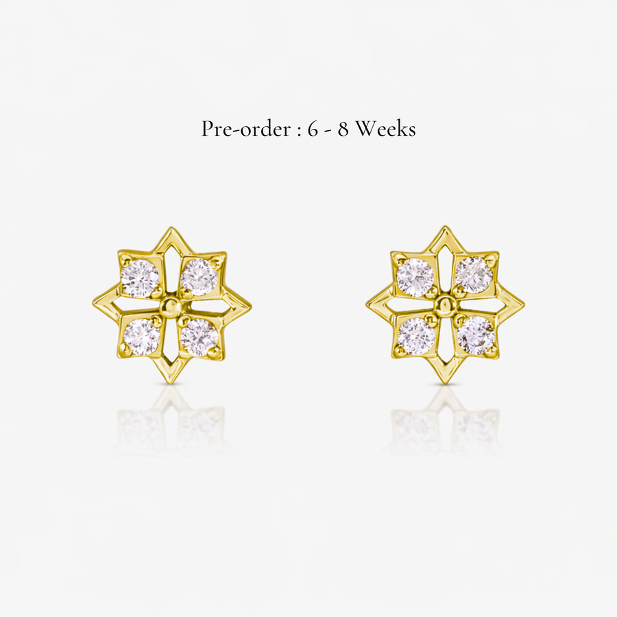 Star Mini Studs (18K Gold) - Carrie K.