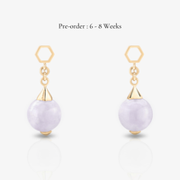 Jade Ear Drops (18K Gold) - Carrie K.
