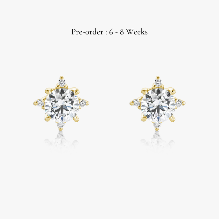 North Star Ear Studs - Carrie K.